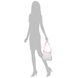 Жіноча сумка з якісного шкірозамінника LASKARA (Ласкара) LK-20286-pink Білий