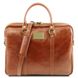 TL141283 Медовий Prato - Ексклюзивна шкіряна сумка для ноутбука від Tuscany