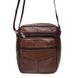 Мужская кожаная сумка через плечо Borsa Leather K18490-brown