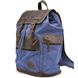 Міський рюкзак для ноутбука парусина canvas та шкіра TARWA RKc-0010-4lx  Синій