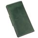 Бумажник унисекс из винтажной кожи SHVIGEL 16168 Зеленый
