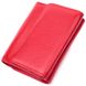 Горизонтальный кошелек для женщин из натуральной кожи ST Leather 19478 Красный
