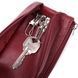 Кожаная ключница на молнии ST Leather 22558 Бордовый