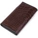 Оригінальний жіночий гаманець Crocodile Leather sale_14991 Коричневий