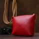 Женская сумка кросс-боди из натуральной кожи Shvigel 16342 Красный