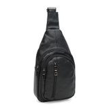 Мужской кожаный рюкзак Keizer K1082bl-black фото