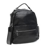 Шкіряний жіночий рюкзак Keizer K12108bl-black фото
