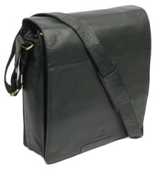 Мужская сумка из кожи Always Wild 0524-654 черная