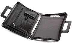 Папка портфель из эко кожи JPB AK-13 черная