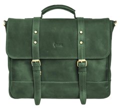 Портфель мужской кожаный RE-0001-4lx TARWA Зеленый