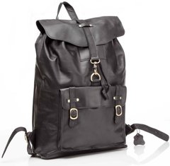 Рюкзак кожаный Tiding Bag G8894A Черный