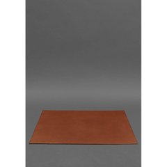 Накладка на стіл керівника - Натуральний шкіряний бювар 1.0 Світло-коричневий Blanknote BN-BV-1-k