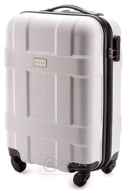 Пластиковый чемодан белого цвета WITTCHEN 56-3-621-8, Белый