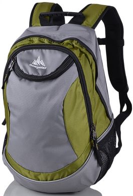Добротный рюкзак для людей уверенных в себе ONEPOLAR W1675-green, Зеленый