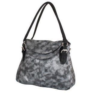 Женская сумка из качественного кожезаменителя LASKARA (ЛАСКАРА) LK10188-grey-black Серый