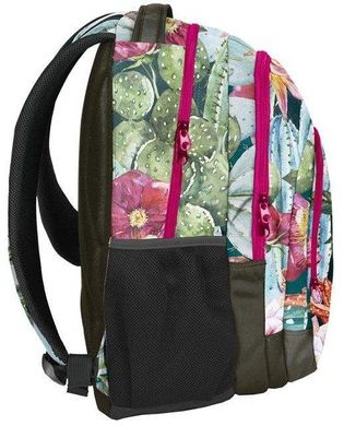 Жіночий рюкзак з яскравими квітами PASO 30L 18-2706LO