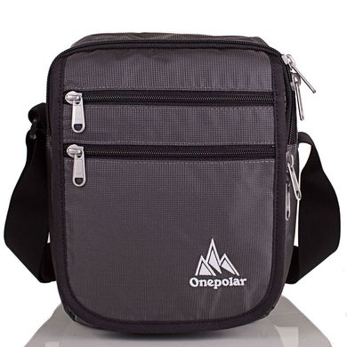 Мужская спортивная сумка ONEPOLAR (ВАНПОЛАР) W5633-grey Серый
