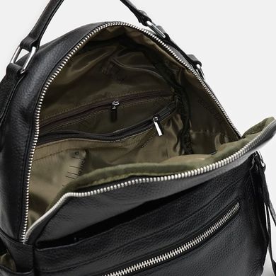 Шкіряний жіночий рюкзак Keizer K12108bl-black