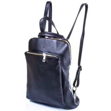 Жіноча шкіряна сумка-рюкзак ETERNO (Етерн) ETK002-125 Чорний