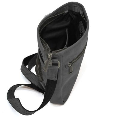 Мужская кожаная сумка с карманом RA-1303-3md TARWA Черный