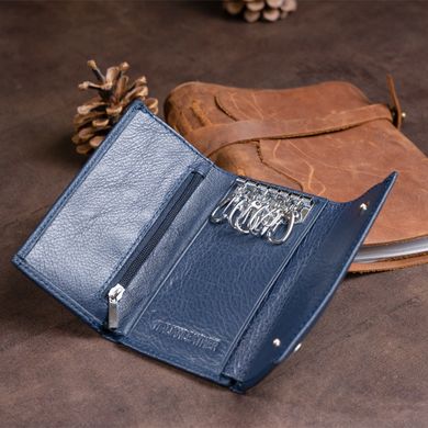 Ключниця-гаманець унісекс ST Leather 19228 Синя