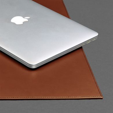Накладка на стол руководителя - Натуральный кожаный бювар 1.0 Светло-коричневый Blanknote BN-BV-1-k