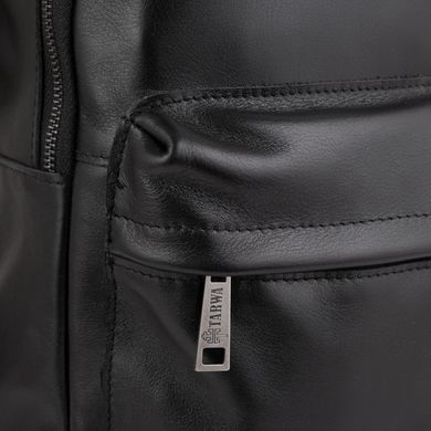 Кожаный мужской городской рюкзак TARWA GA-7273-3md Черный