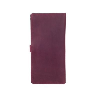 Эргономический кожаный тревел-кейс фиолетового цвета