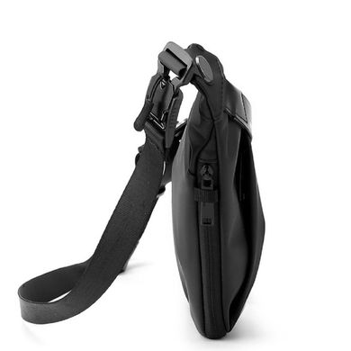 Стильная мужская тканевая сумка на пояс Confident AT08-T-1100-43A Черный