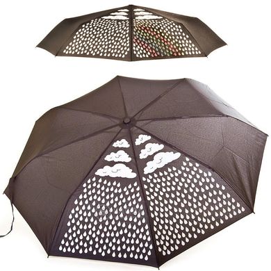 Отличный женский зонт FARE FARE5042C-black, Черный