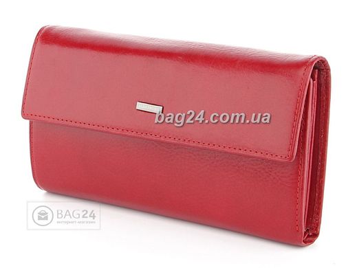Цікаві шкіряний жіночий гаманець Albatross, Червоний