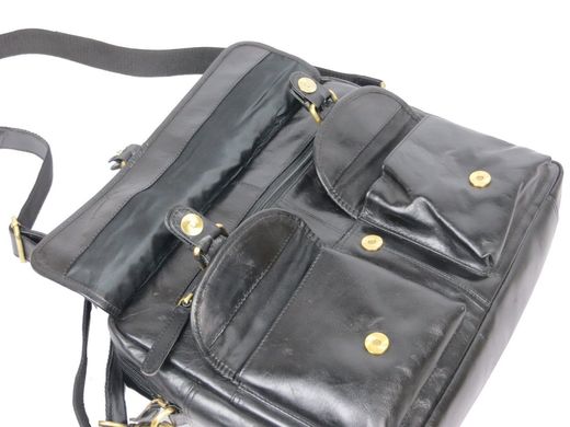 Мужская кожаная сумка-портфель Always Wild CP 146-CBH-58878 черная