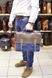 Чоловіча сумка-портфель шкіра + качка RK-3960-4lx від українського бренду TARWA Коричневий