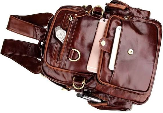 Рюкзак Vintage 14520 кожаный Коричневый