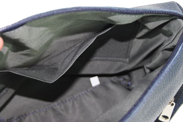 Женская кожаная сумка через плечо Borsacomoda синяя 810.020