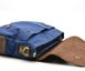 Мужская сумка-портфель кожа+парусина RK-3960-4lx от украинского бренда TARWA Коричневый