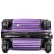 Чемодан маленький облегченный на 4-х колесах FLY (ФЛАЙ) JAKF91240XS-silver-purple Сиреневый