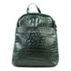 Женский кожаный рюкзак зеленого цвета Borsa Leather sol10t5861-green