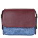 Жіноча міні-сумка з якісного шкірозамінника LASKARA (Ласкарєв) LK10189-cherry-denim Синій