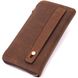 Оригинальный мужской кошелек-клатч из натуральной винтажной кожи Vintage sale_15061 Коричневый