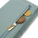 Дивовижний жіночий гаманець з великою кількістю відділень із натуральної шкіри Tony Bellucci 22065 Сіро-зелений