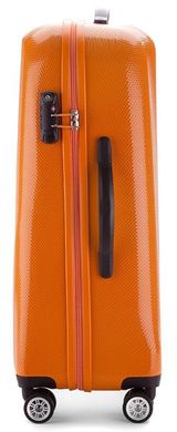 Отличный пластиковый чемодан Wittchen 56-3-572-55, Оранжевый
