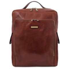 Шкіряний рюкзак для ноутбука великого розміру Bangkok Tuscany TL141987 (Коричневий)