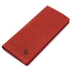 Кожаное женское матовое портмоне GRANDE PELLE 11512 Красный