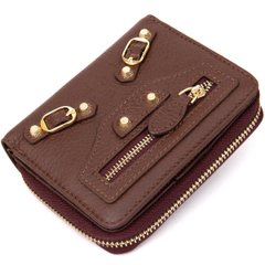 Шкіряний жіночий гаманець Guxilai 19400 Коричневий