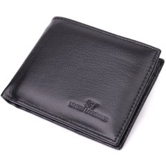 Мужской кошелек-зажим из натуральной кожи ST Leather 22460 Черный