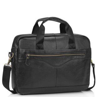 Сумка для ноутбука кожаная Tiding Bag A25-1128A Черный