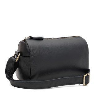 Сумка шкіряна жіноча Borsa Leather K19922bl-black