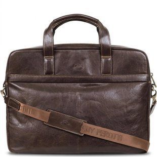 Мужская сумка-портфель Tony Perotti Italico 9954-40 moro (90374) Коричневая