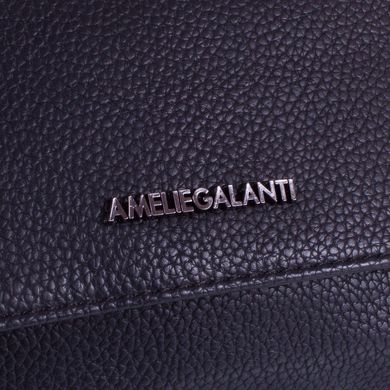 Женская сумка-клатч из качественого кожезаменителя AMELIE GALANTI (АМЕЛИ ГАЛАНТИ) A991398-black Черный